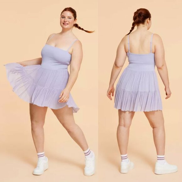 Blogilates Women's Ballerina Active Dress, Light Purple, XL - Picture 3 of 7